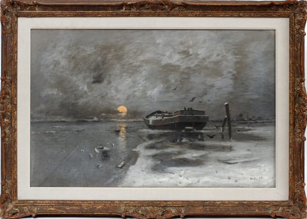 Wilhelm von Gegerfelt comparable auction result: wilhelm von gegerfelt oil on canvas