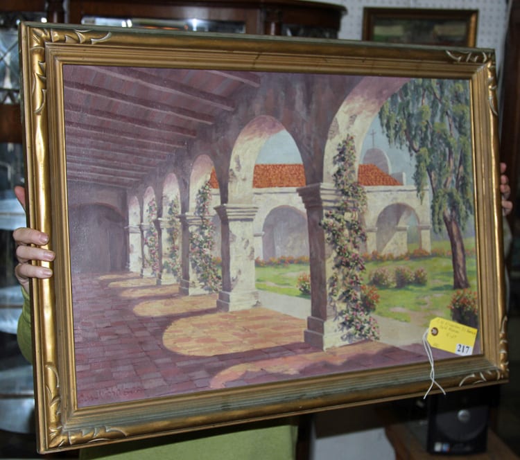Charles Wesley Nicholson comparable auction result: charles wesley nicholson oil on canvas