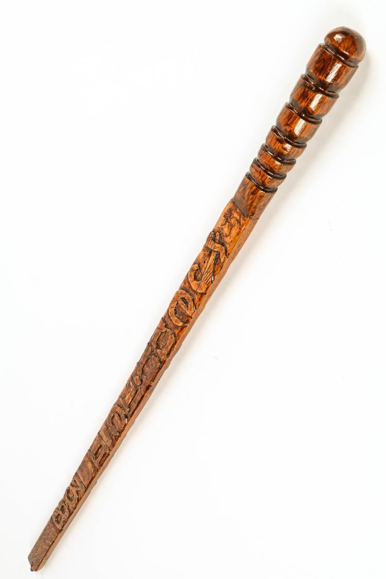Milton Jews comparable auction result: milton jews american b 1932 carved wood cane