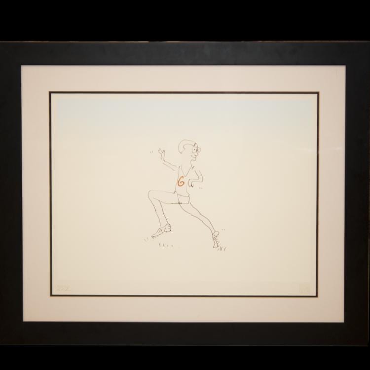 Artist Proof John Lennon Serigraph sold by Akiba Galleries, lot 184 — auction record photograph