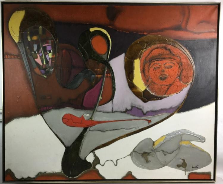 Ruth Kochta comparable auction result: ruth kochta 1924 2003 abstract oil painting