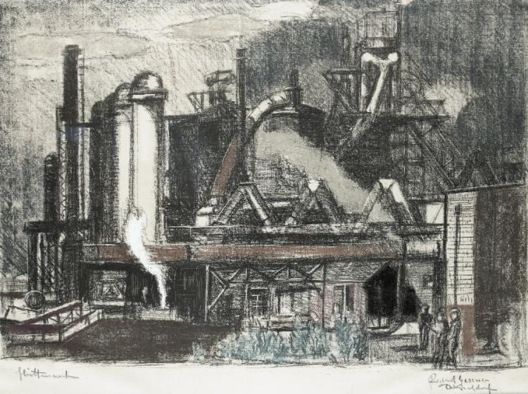 Richard Gessner comparable auction result: richard gessner h ttenwerk huckingen