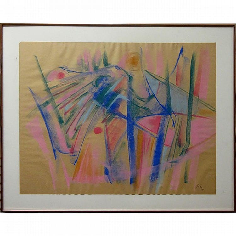 lise gervais canadian 1933 1998 untitled abstract colour chalk signed and dated 82 lower right sheet 17 3 x 23 estimate 700 900 · Waddington's · 2017-02-02 Lise Gervais comparable auction result: lise gervais canadian 1933 1998 untitled abstract colour chalk signed and dated 82 lower right sheet 17 3 x 23 estimate 700 900