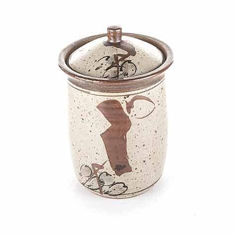 Andrew Walford comparable auction result: andrew walford 1942 a stoneware jar applied with stylised brushwork wi