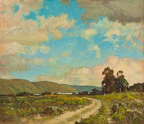Walter Gilbert Wiles comparable auction result: walter gilbert wiles south african 1875 1966 river road knysna signed oi