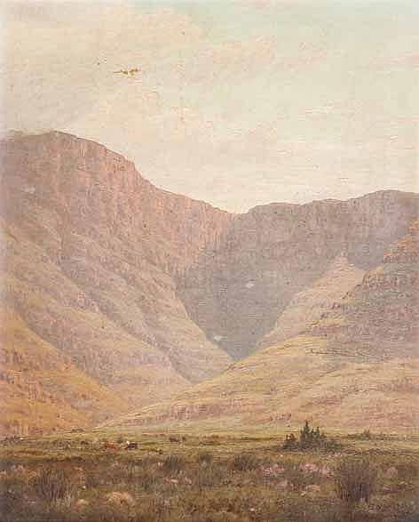 Jan Ernst Abraham Volschenk comparable auction result: jan ernst abraham volschenk south african 1853 1936 crag and kloof river