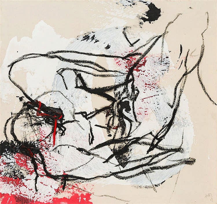 Hannes Mlenek comparable auction result: hannes mlenek ohne titel