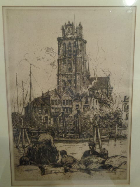 Jan C. Vondrous comparable auction result: jan c vondrous 1884 1974 american etching