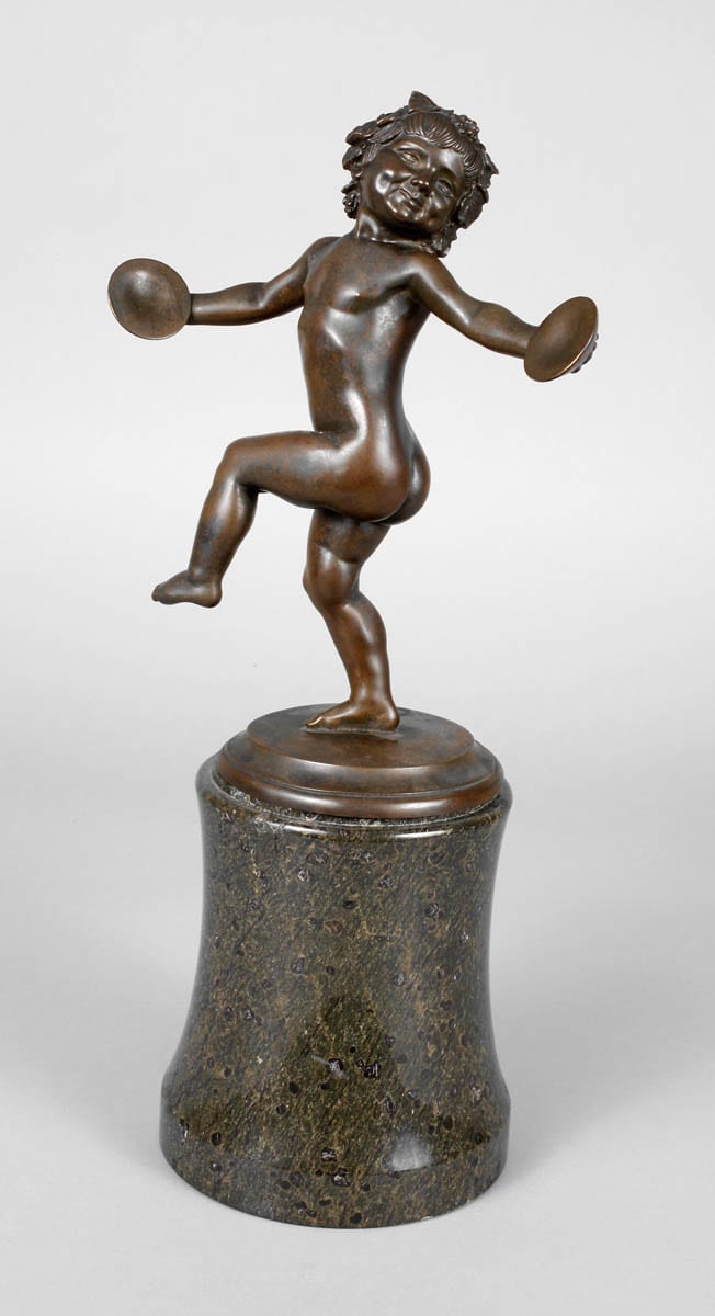 Johann Vierthaler comparable auction result: johann vierthaler kleiner bacchant mit zimbeln