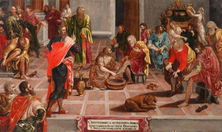 Lambert Lombard comparable auction result: die fu waschung nach lambert lombard