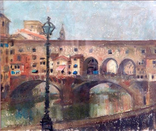 lena alexander british 1899 1983 ponte vecchio florence 1954 pastel on paper · Leonard Joel · 2017-02-12 Lena Alexander comparable auction result: lena alexander british 1899 1983 ponte vecchio florence 1954 pastel on paper