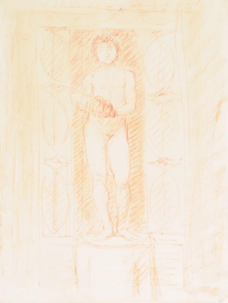 Hans von Marées comparable auction result: hans von mar es german 1887 1937 ganymede