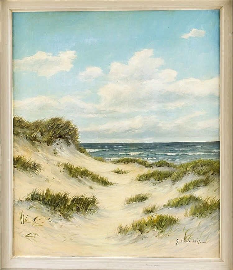 Gerhard Lukas-Larsen comparable auction result: gerhard lukas larsen 1911 1965 dt marinemaler d nenlandschaft mit blic