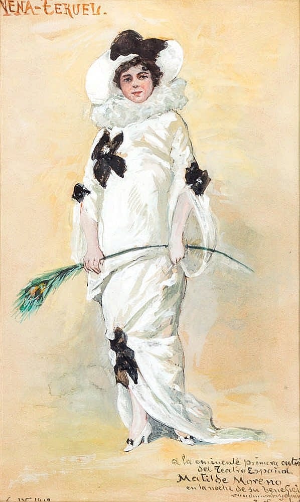 Juan Comba y García comparable auction result: juan comba y garc a portrait of matilde moreno