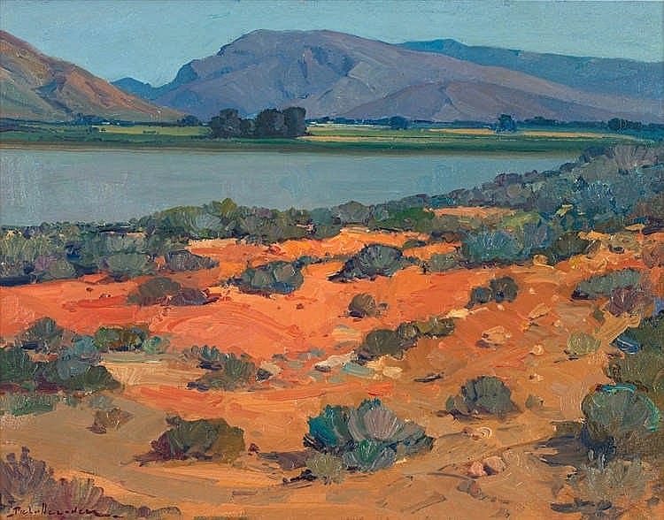 Pieter Van (1875) Veen comparable auction result: piet pieter gerhardus van heerden western province landscape