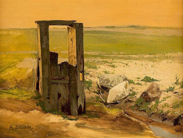 Eugen Dücker comparable auction result: landschaftsstudie