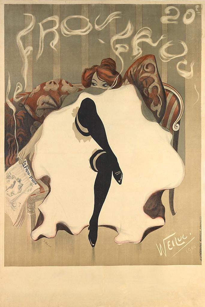 weiluc lucien henri weil 1873 1947 le frou frou 1900 60x43 inches 154x111 cm la lithographie nouvelle asnieres · Swann Auction Galleries · 2017-03-16 Lucien-Henri Weil comparable auction result: weiluc lucien henri weil 1873 1947 le frou frou 1900 60x43 inches 154x111 cm la lithographie nouvelle asnieres