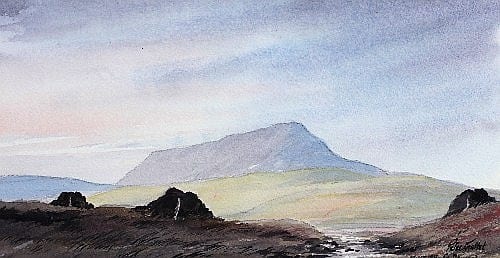 Peter Knuttel comparable auction result: peter knuttel 20th century watercolour muckish co donegal approx