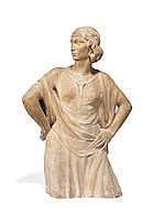 Richard Garbe comparable auction result: richard garbe british 1876 1957 a sculpted terracotta bust and torso of a young woman