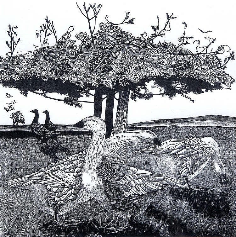 Sarah van Niekerk comparable auction result: sarah van niekerk british b 1934 the family tree 82 100 signed and