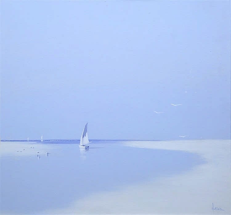 Henderson Cisz comparable auction result: henderson cisz brazilian b 1960 calm waters signed lower righ