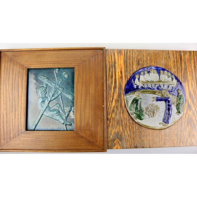Ingeborg Maria Theresia Klinckhard comparable auction result: inka klinckhard 1922 2016 twee aardewerk reli fs