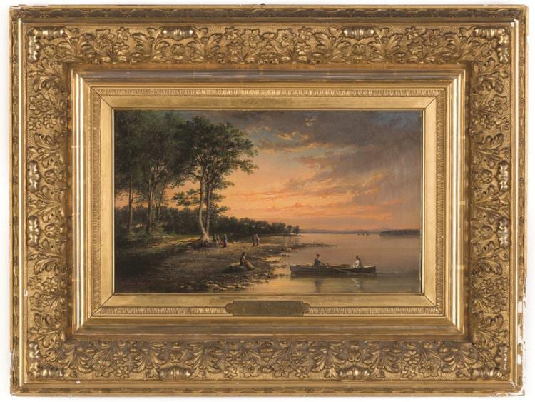 John Linton Chapman comparable auction result: john linton chapman american 1839 1905 pelot s point lake champlain