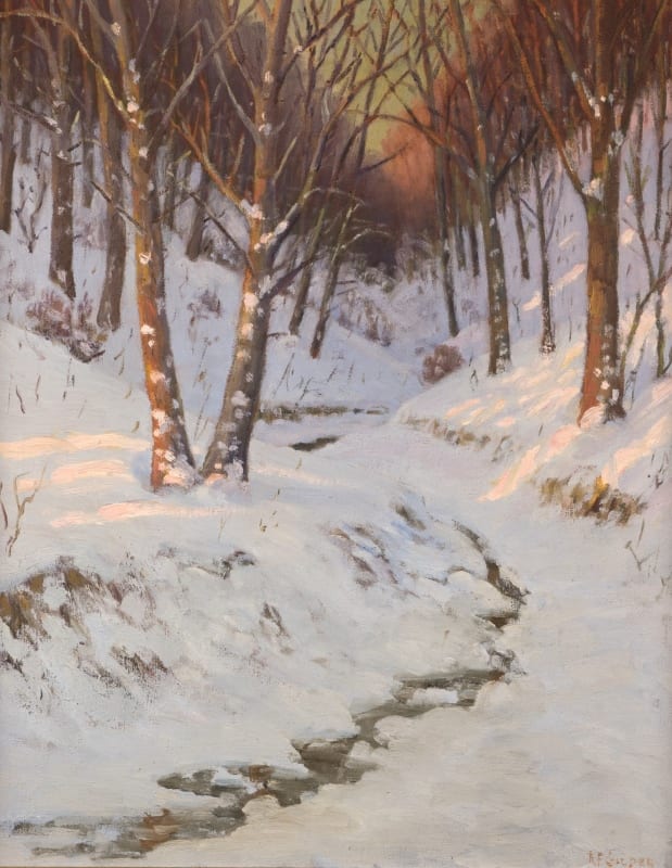 Robert Fletcher Gilder comparable auction result: robert fletcher gilder 1856 1940 omaha ne