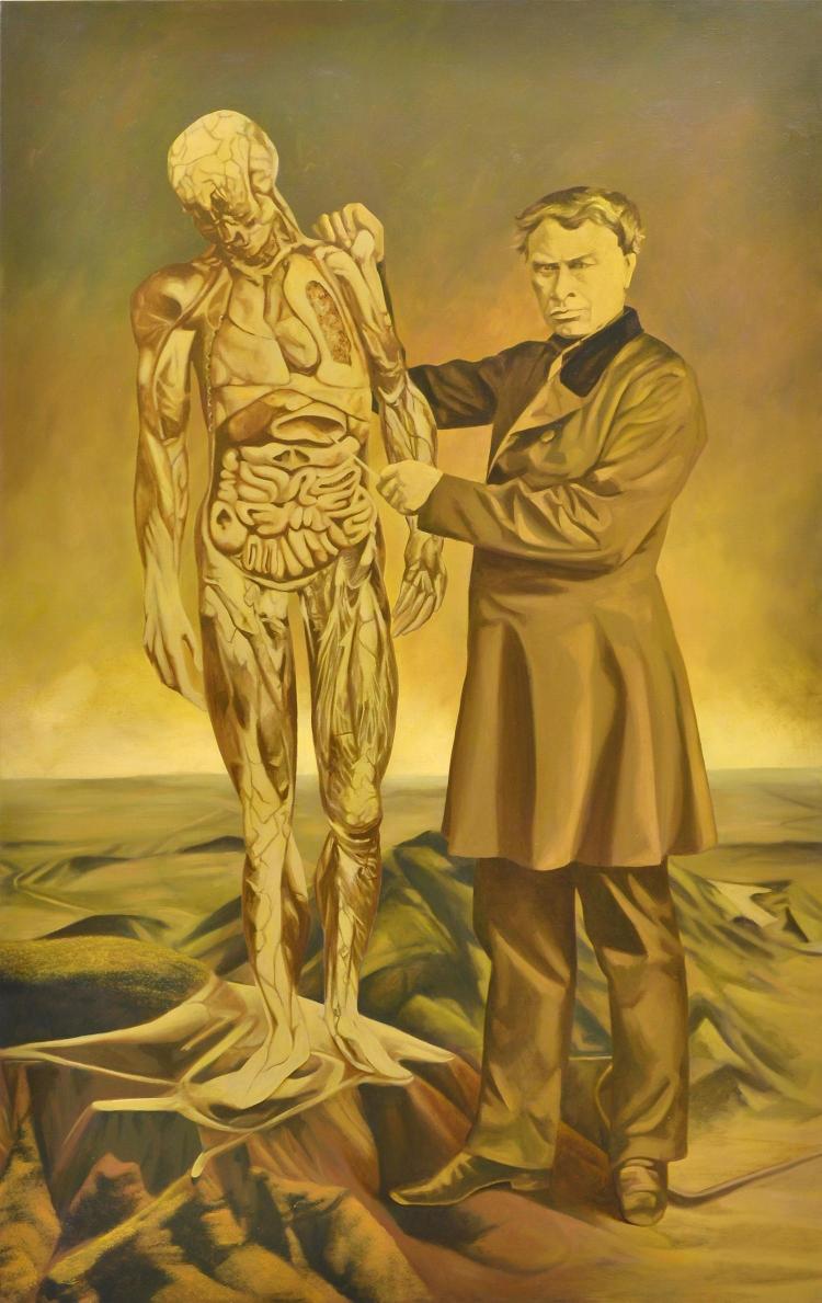Julia Ciccarone comparable auction result: julia ciccarone born 1967 wisdom 1992 oil on canvas