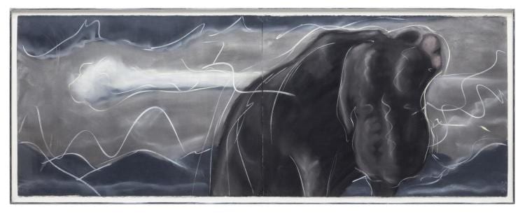 Mark Milloff comparable auction result: mark milloff luther before the storm pastel