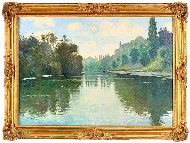 Luc Didier comparable auction result: luc didier b 1954 la seine vetheuil