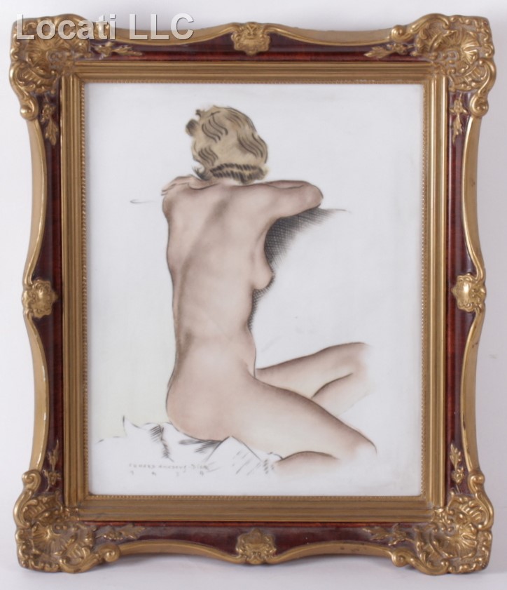 Erhard Amadeus-Dier comparable auction result: erhard amadeus dier 1893 1969 art deco nude on porcelain