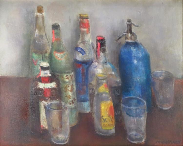 Marvin Cherney comparable auction result: marvin cherney 1920 1967 still life with bottles