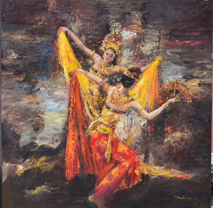 Hudi Alfa | Dua penari Bali comparable sale