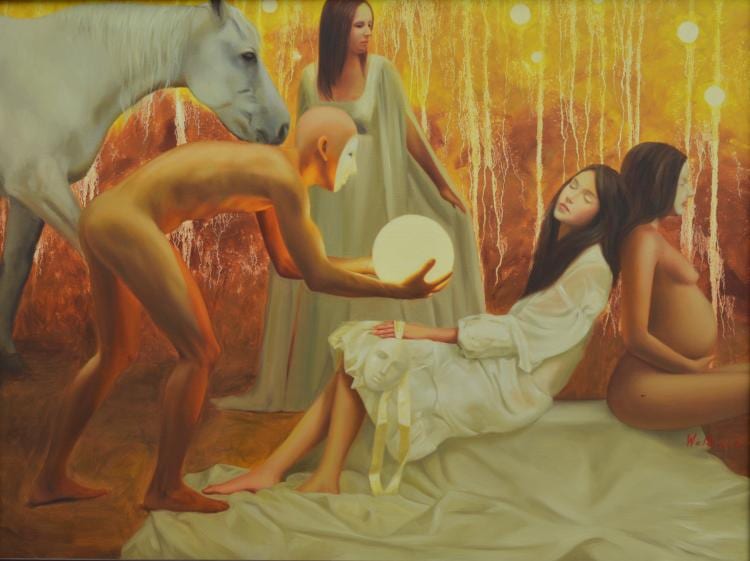 JOEL WELBART BARTOLOME | Third Quarter Moon Series (with certificate) comparable sale
