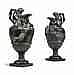 Sigismund DeIvanowsky comparable auction result: a pair of french patinated bronze ewers first half 19th century after sigi