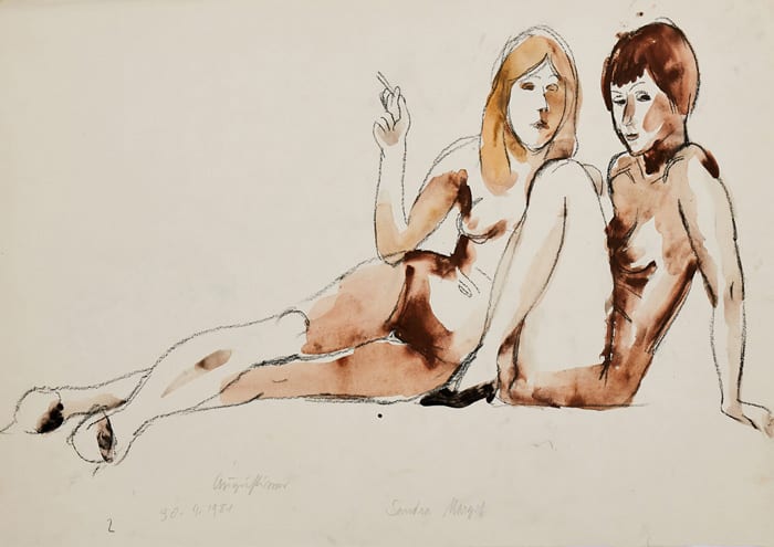 Werner Augustiner comparable auction result: sandra and margit 1981