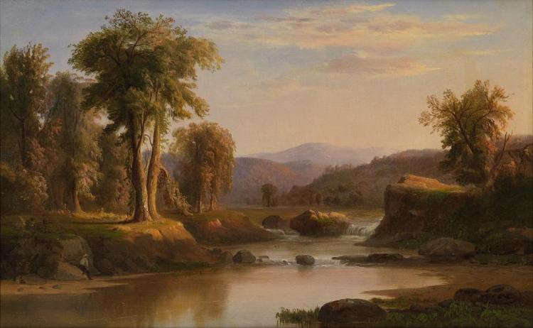 Robert Scott Duncanson comparable auction result: robert s duncanson 1821 1872 untitled river landscape
