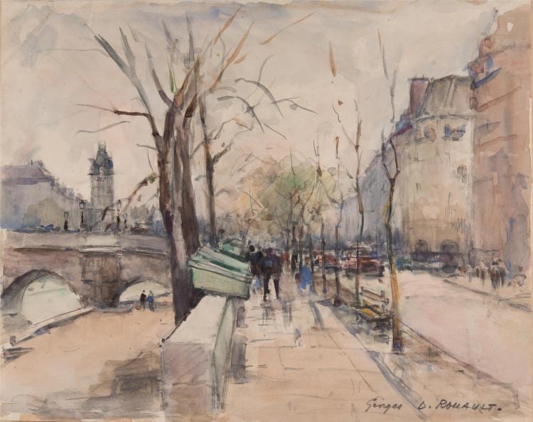 Georges (1904) Rouault comparable auction result: georges dominique rouault 1904 2002