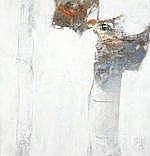 Farideh Lashaie comparable auction result: farideh lashai iran 1944 2013 white branches oil on canvas signe