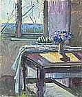 Pat Algar comparable auction result: pat algar 1939 2013 oil on board still life anemones on a table signed to verso unframed 11 5 x 10 29 2cm x 25 4cm