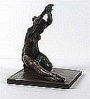 Roger DEAN (b.1937), Bronze Sculpture - Ballet Dancer, Signed RD, dated 1996 & numbered 7/7, 9.75" high (24.8cm), Note: The sculptor was Head of Sculpture at Exeter College of Art and Design sold by W.H. Lane & Son, lot 555 — auction record photograph