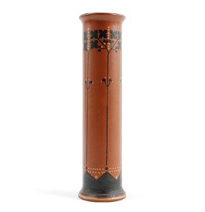 Bert Nienhuis comparable auction result: distel glazed earthenware vase