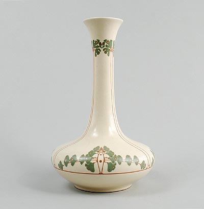 Bert Nienhuis comparable auction result: de distel satin glazed white vase