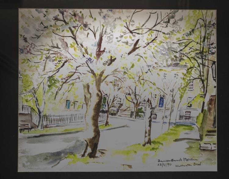 frances bunch moran 1928 2002 off wellington roadwatercolour 39 x 48cmsigned inscribed with title and dated 23 4 90 · Adam's · 2017-04-09 Frances Bunch Moran comparable auction result: frances bunch moran 1928 2002 off wellington roadwatercolour 39 x 48cmsigned inscribed with title and dated 23 4 90