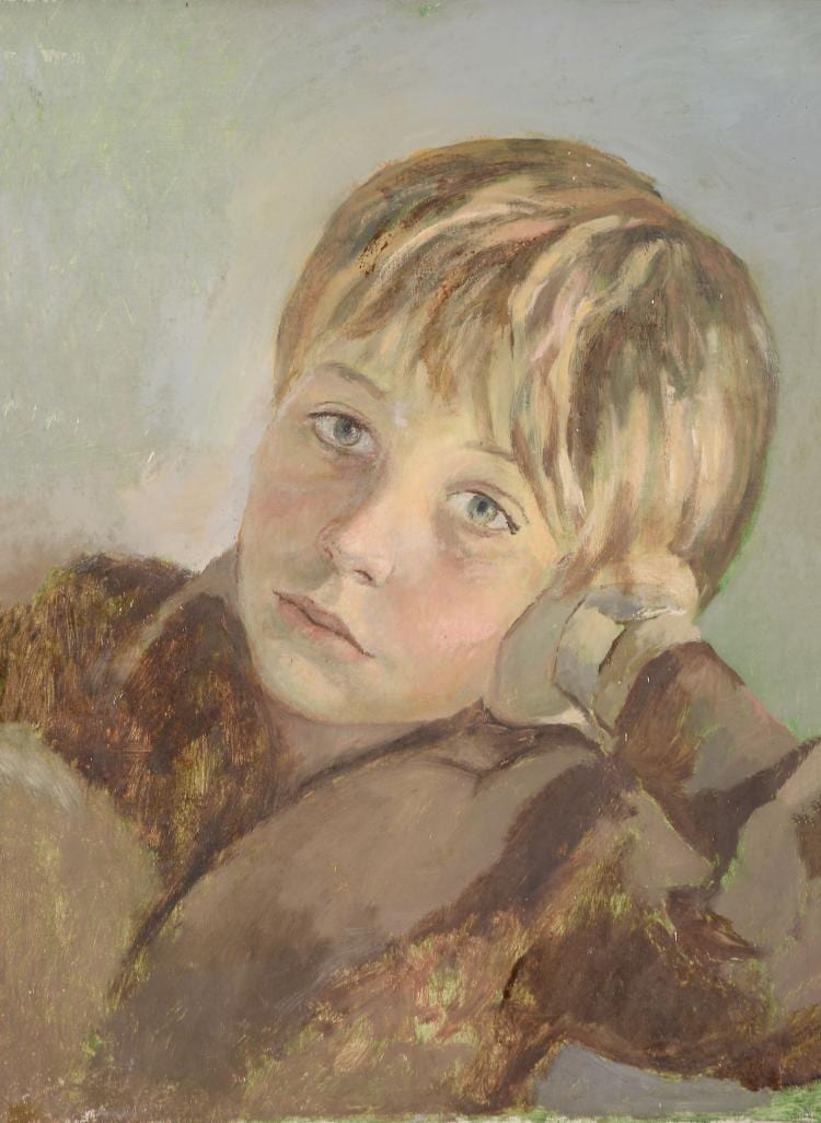 David Rolt comparable auction result: david rolt british 1916 1985 a portrait of a boy