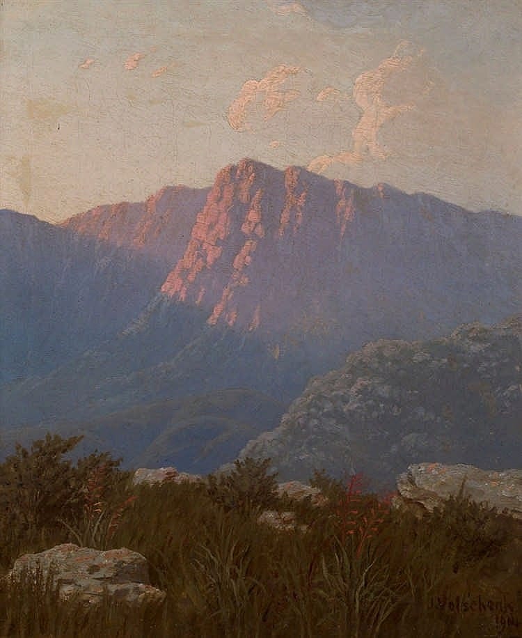 Jan Ernst Abraham Volschenk comparable auction result: jan ernst abraham volschenk low light