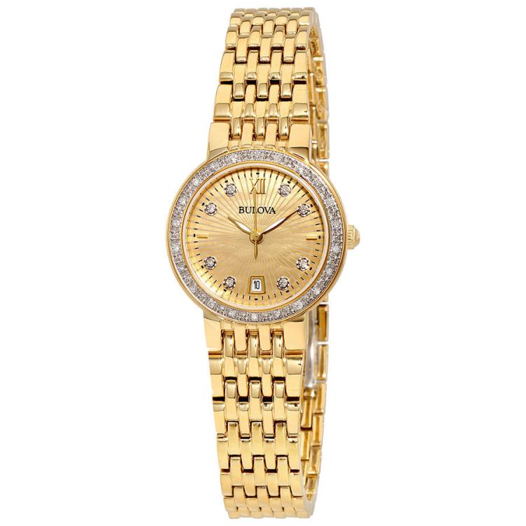 Bulova Diamond Ladies Watch sold by Simrit Collection, lot 1415 — auction record photograph