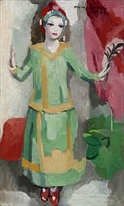Marie Laurencin, Michèle Manet en petite princesse de théâtre comparable sale