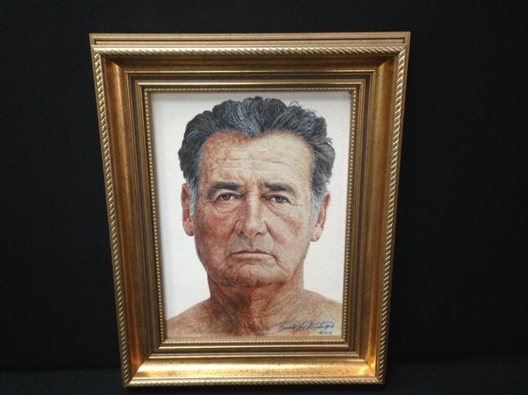 Armand  Lamontagne comparable auction result: armand lamontagne ted williams signed auto giclee